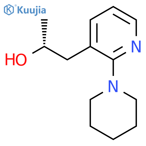 (2R)-1-2-(piperidin-1-yl)pyridin-3-ylpropan-2-ol structure