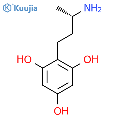 2-(3S)-3-aminobutylbenzene-1,3,5-triol structure