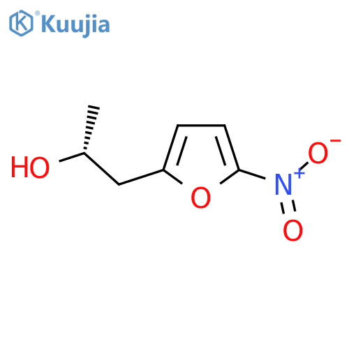 (2R)-1-(5-nitrofuran-2-yl)propan-2-ol structure