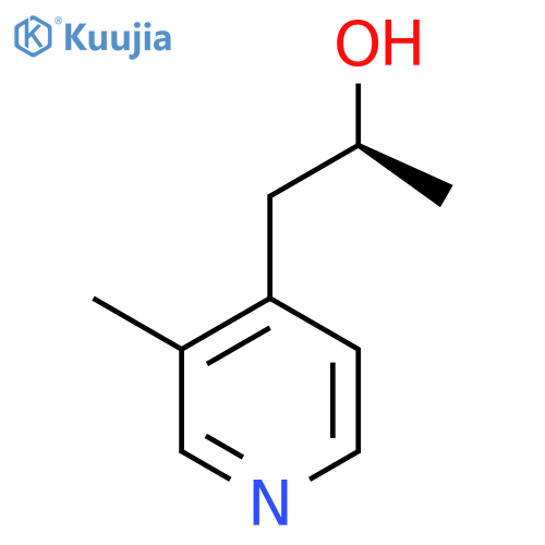 (2S)-1-(3-methylpyridin-4-yl)propan-2-ol structure