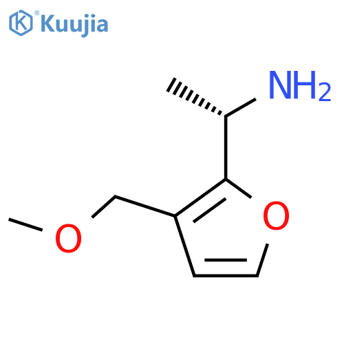 (1S)-1-3-(methoxymethyl)furan-2-ylethan-1-amine structure