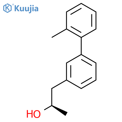 (2R)-1-3-(2-methylphenyl)phenylpropan-2-ol structure