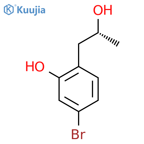 5-bromo-2-(2R)-2-hydroxypropylphenol structure