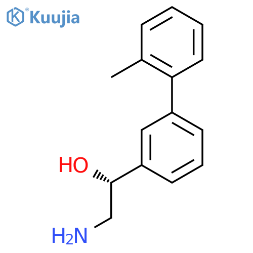 (1R)-2-amino-1-3-(2-methylphenyl)phenylethan-1-ol structure