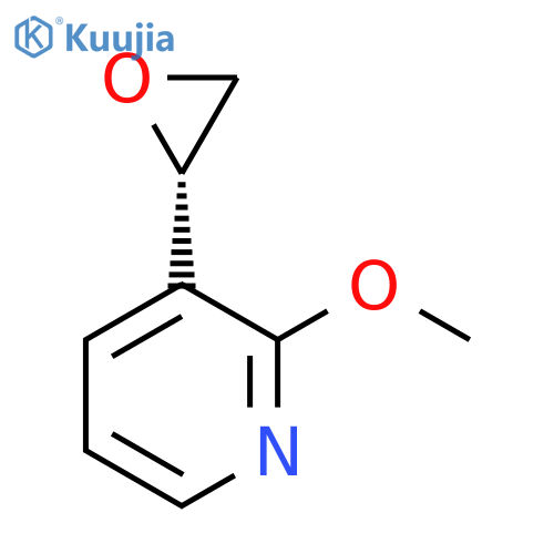 2-methoxy-3-(2S)-oxiran-2-ylpyridine structure