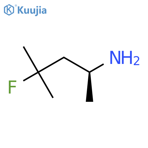 (2S)-4-fluoro-4-methylpentan-2-amine structure