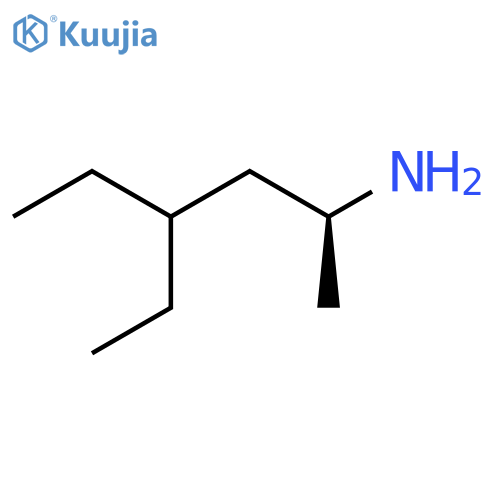 (2S)-4-ethylhexan-2-amine structure