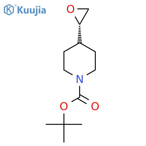 tert-butyl 4-(2S)-oxiran-2-ylpiperidine-1-carboxylate structure