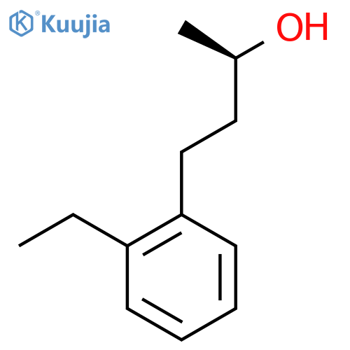 (2R)-4-(2-ethylphenyl)butan-2-ol structure