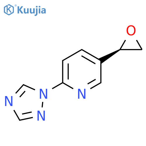 5-(2R)-oxiran-2-yl-2-(1H-1,2,4-triazol-1-yl)pyridine structure