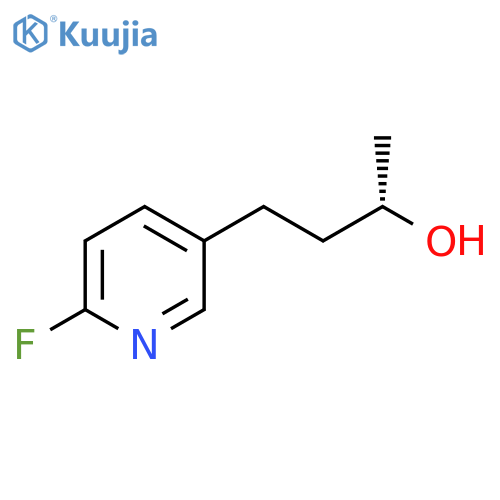 (2S)-4-(6-fluoropyridin-3-yl)butan-2-ol structure