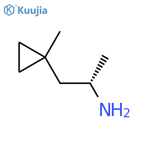 (2S)-1-(1-methylcyclopropyl)propan-2-amine structure