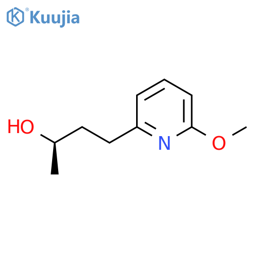 (2R)-4-(6-methoxypyridin-2-yl)butan-2-ol structure