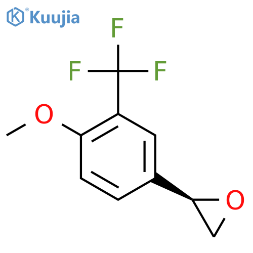 (2R)-2-4-methoxy-3-(trifluoromethyl)phenyloxirane structure
