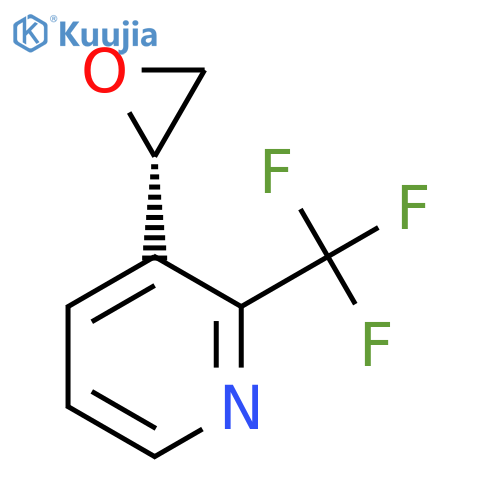 3-(2S)-oxiran-2-yl-2-(trifluoromethyl)pyridine structure