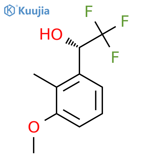 (1S)-2,2,2-trifluoro-1-(3-methoxy-2-methylphenyl)ethan-1-ol structure