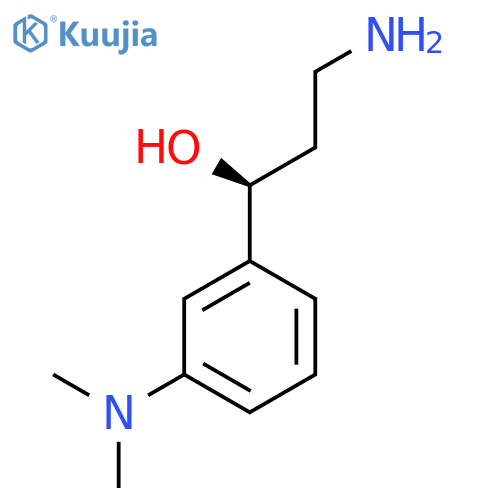 (1S)-3-amino-1-3-(dimethylamino)phenylpropan-1-ol structure