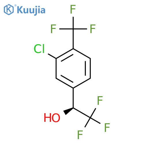 (1S)-1-3-chloro-4-(trifluoromethyl)phenyl-2,2,2-trifluoroethan-1-ol structure