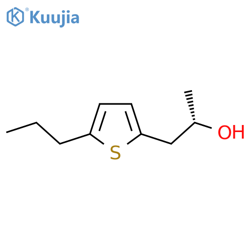 (2S)-1-(5-propylthiophen-2-yl)propan-2-ol structure