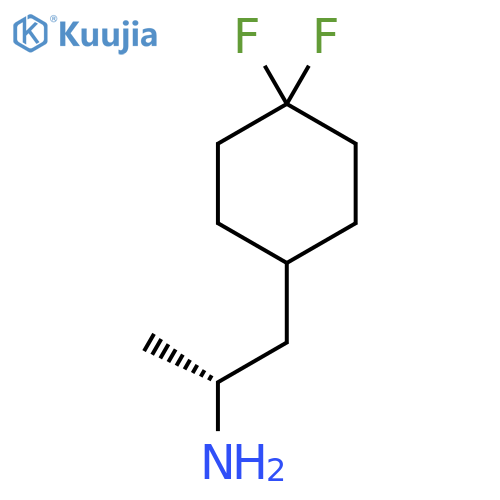 (2R)-1-(4,4-difluorocyclohexyl)propan-2-amine structure