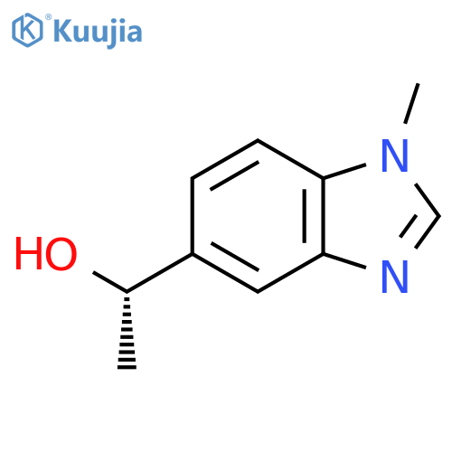 (1S)-1-(1-methyl-1H-1,3-benzodiazol-5-yl)ethan-1-ol structure