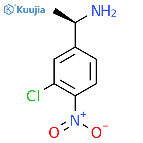 (1R)-1-(3-chloro-4-nitrophenyl)ethan-1-amine structure