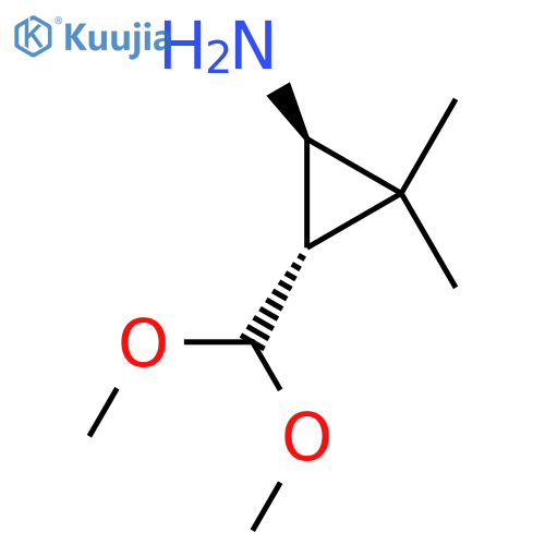 rac-(1R,3S)-3-(dimethoxymethyl)-2,2-dimethylcyclopropan-1-amine structure