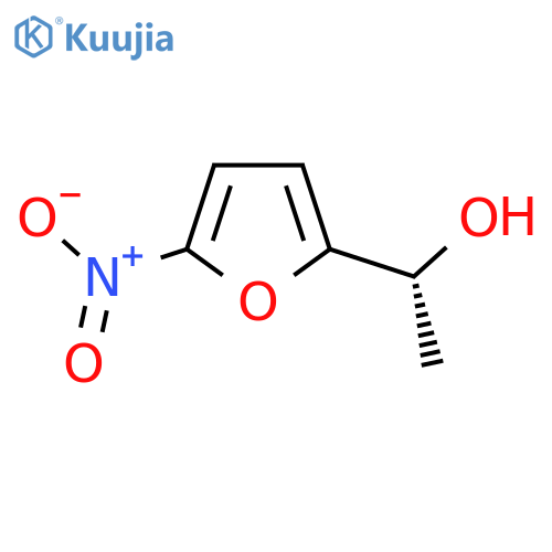 (1R)-1-(5-nitrofuran-2-yl)ethan-1-ol structure