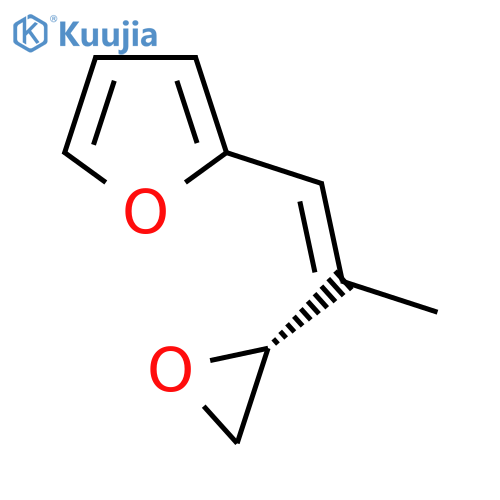 2-{2-(2R)-oxiran-2-ylprop-1-en-1-yl}furan structure