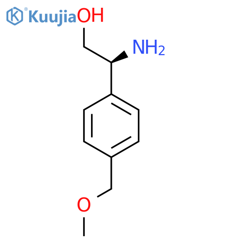 (2S)-2-amino-2-4-(methoxymethyl)phenylethan-1-ol structure