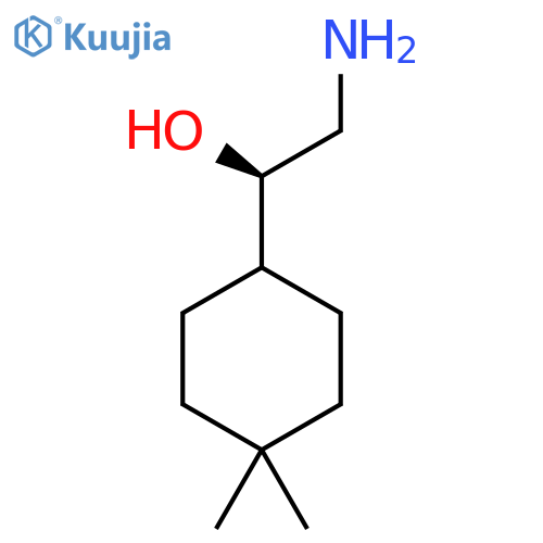 (1R)-2-amino-1-(4,4-dimethylcyclohexyl)ethan-1-ol structure