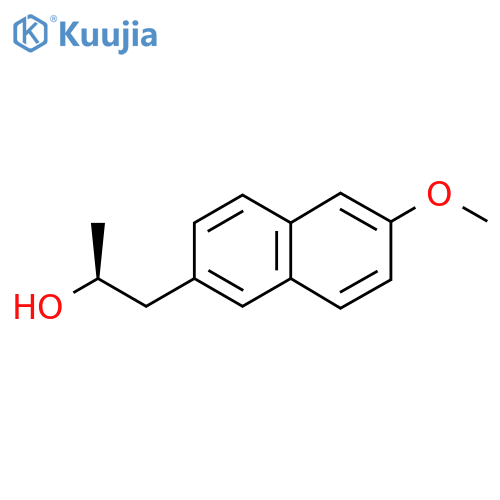 (2S)-1-(6-methoxynaphthalen-2-yl)propan-2-ol structure