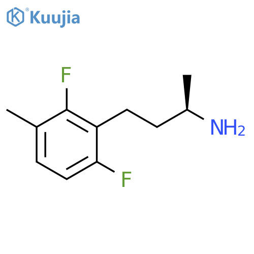 (2R)-4-(2,6-difluoro-3-methylphenyl)butan-2-amine structure