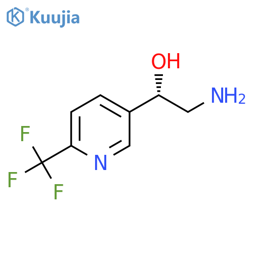 (1S)-2-amino-1-6-(trifluoromethyl)pyridin-3-ylethan-1-ol structure