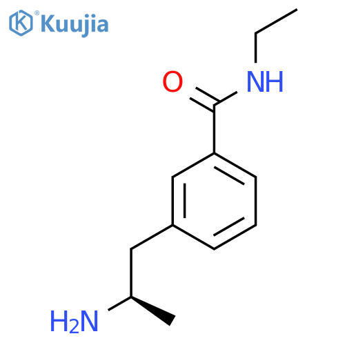 3-(2R)-2-aminopropyl-N-ethylbenzamide structure