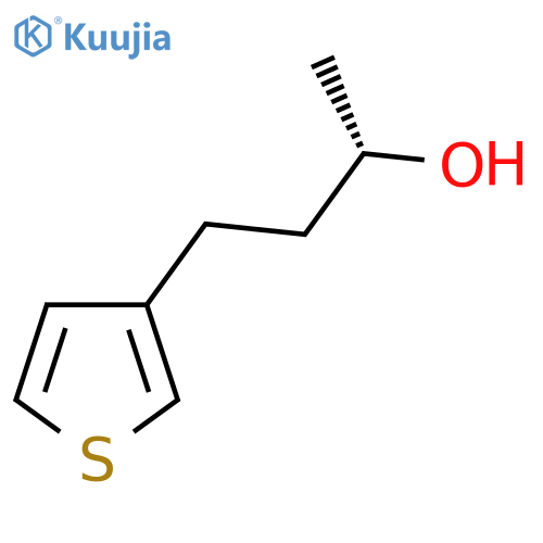 (2S)-4-(thiophen-3-yl)butan-2-ol structure