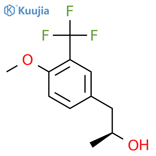 (2S)-1-4-methoxy-3-(trifluoromethyl)phenylpropan-2-ol structure