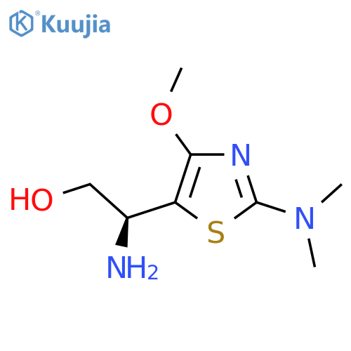 (2S)-2-amino-2-2-(dimethylamino)-4-methoxy-1,3-thiazol-5-ylethan-1-ol structure