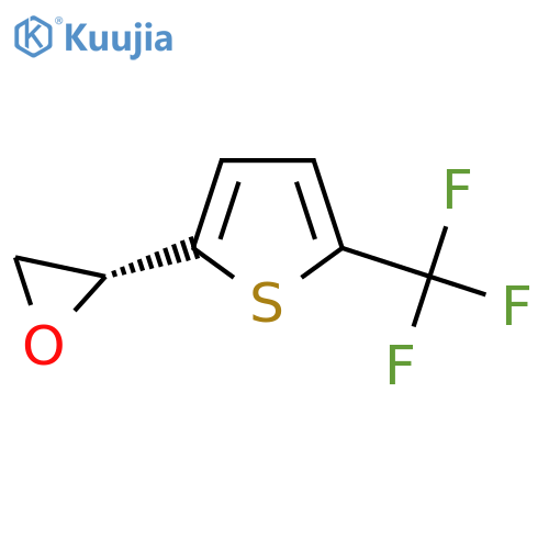 (2R)-2-5-(trifluoromethyl)thiophen-2-yloxirane structure