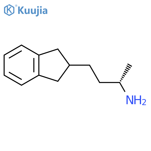 (2S)-4-(2,3-dihydro-1H-inden-2-yl)butan-2-amine structure
