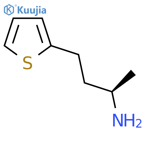 (2R)-4-(thiophen-2-yl)butan-2-amine structure