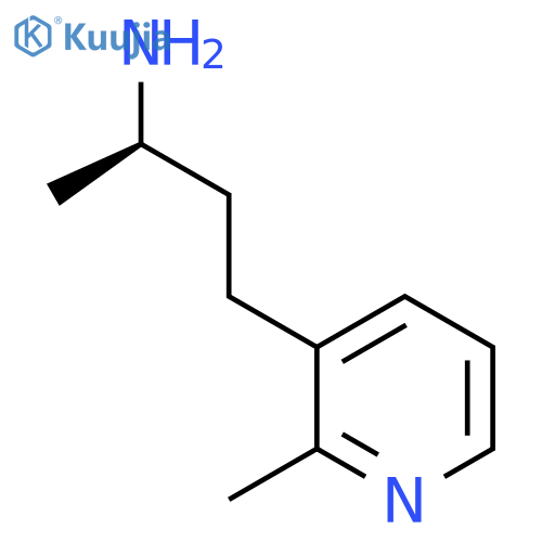 (2R)-4-(2-methylpyridin-3-yl)butan-2-amine structure