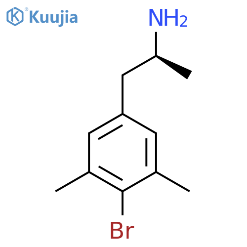 (2S)-1-(4-bromo-3,5-dimethylphenyl)propan-2-amine structure