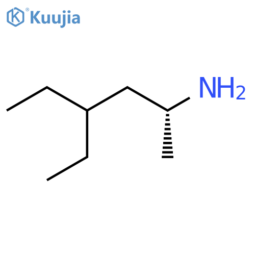 (2R)-4-ethylhexan-2-amine structure