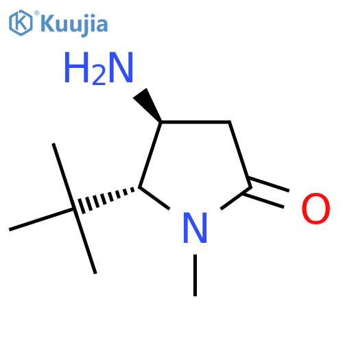 4-Amino-5-tert-butyl-1-methylpyrrolidin-2-one structure