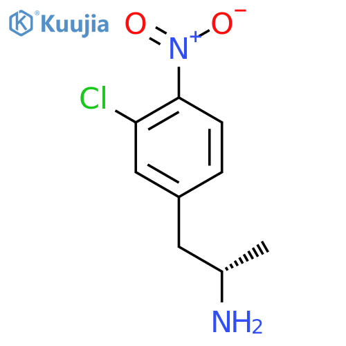 (2S)-1-(3-chloro-4-nitrophenyl)propan-2-amine structure