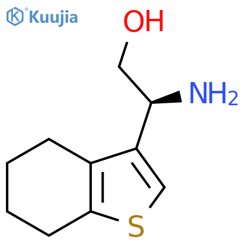 (2S)-2-amino-2-(4,5,6,7-tetrahydro-1-benzothiophen-3-yl)ethan-1-ol structure