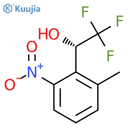 (1S)-2,2,2-trifluoro-1-(2-methyl-6-nitrophenyl)ethan-1-ol structure
