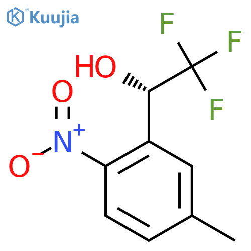 (1S)-2,2,2-trifluoro-1-(5-methyl-2-nitrophenyl)ethan-1-ol structure