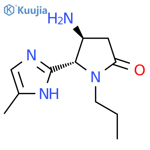 4-amino-5-(4-methyl-1H-imidazol-2-yl)-1-propylpyrrolidin-2-one structure